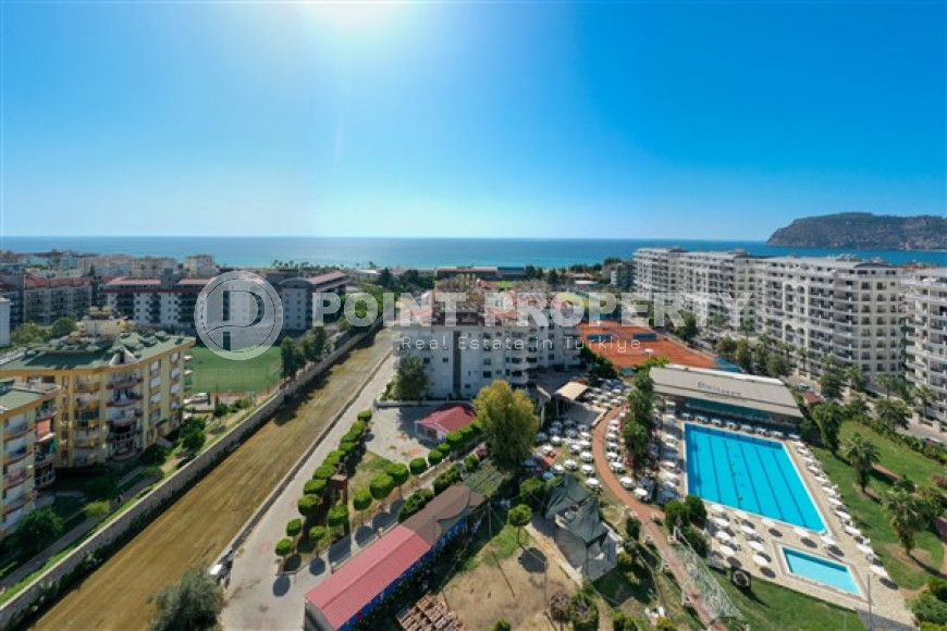 Bright three-room apartment with luxurious balconies, furnished, in Oba area, Alanya, 95 m2-id-2707-photo-19