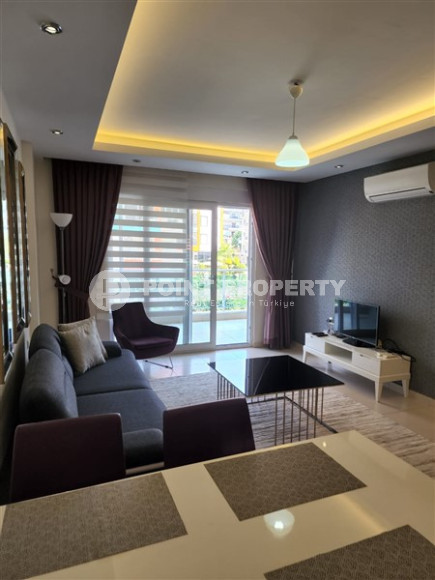 Уютная укомплектованная квартира 1+1в элитном комплексе, в 200м от моря в районе Алании - Кестель-id-1238-фото-7