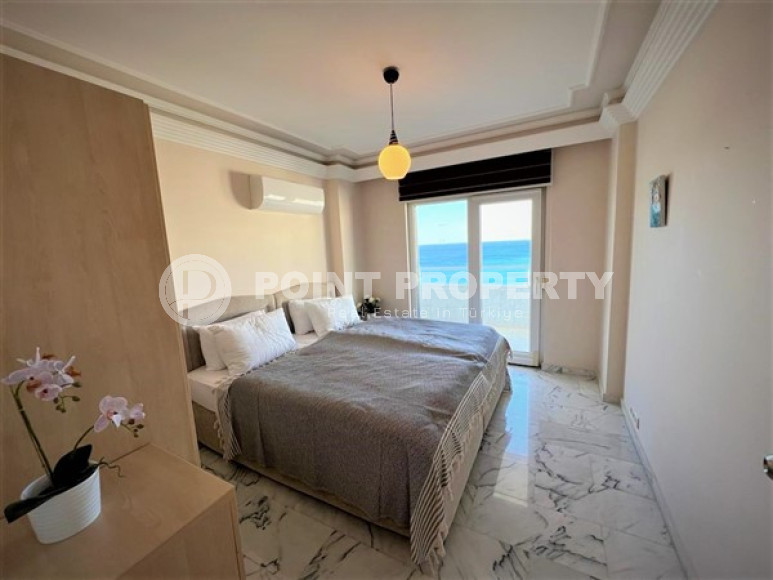 Элитный видовой дуплексе, на первой морской линии, 200 м2 в районе Тосмур, подходит под получение гражданства путём инвестиций в покупку недвижимости-id-2710-фото-8