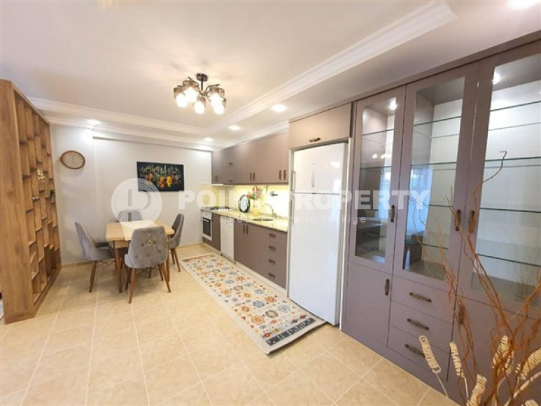 Изысканные трёхкомнатные апартаменты в районе Тосмур, стильно отремонтированные, в комплексе с шикарной инфраструктурой, 110 м2-id-2712-фото-6