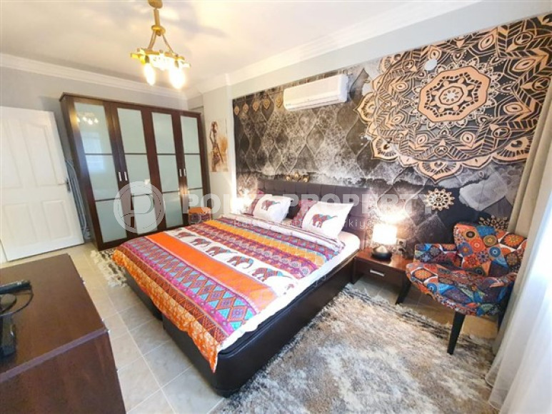 Изысканные трёхкомнатные апартаменты в районе Тосмур, стильно отремонтированные, в комплексе с шикарной инфраструктурой, 110 м2-id-2712-фото-7