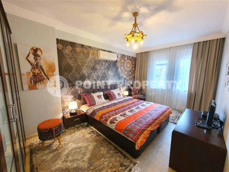 Изысканные трёхкомнатные апартаменты в районе Тосмур, стильно отремонтированные, в комплексе с шикарной инфраструктурой, 110 м2-id-2712-фото-8