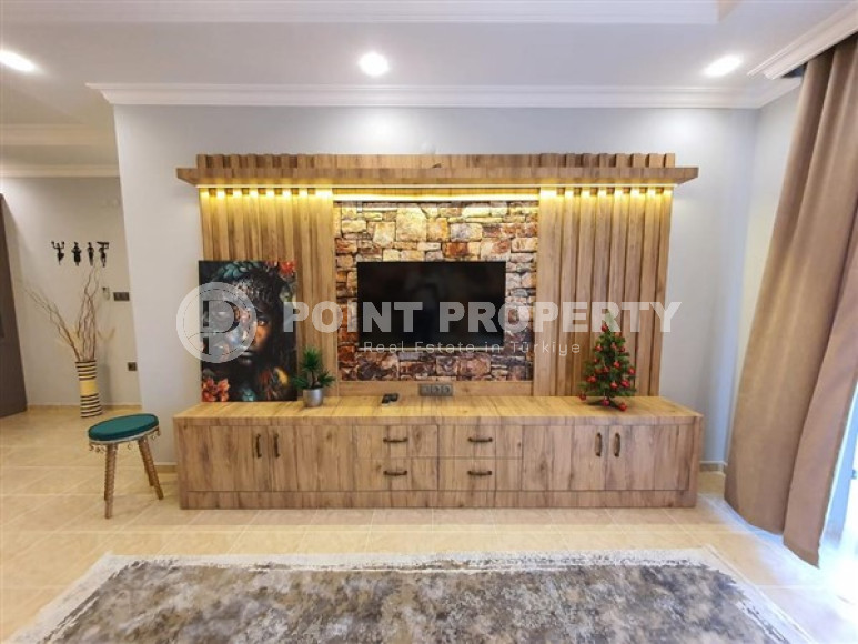 Изысканные трёхкомнатные апартаменты в районе Тосмур, стильно отремонтированные, в комплексе с шикарной инфраструктурой, 110 м2-id-2712-фото-12