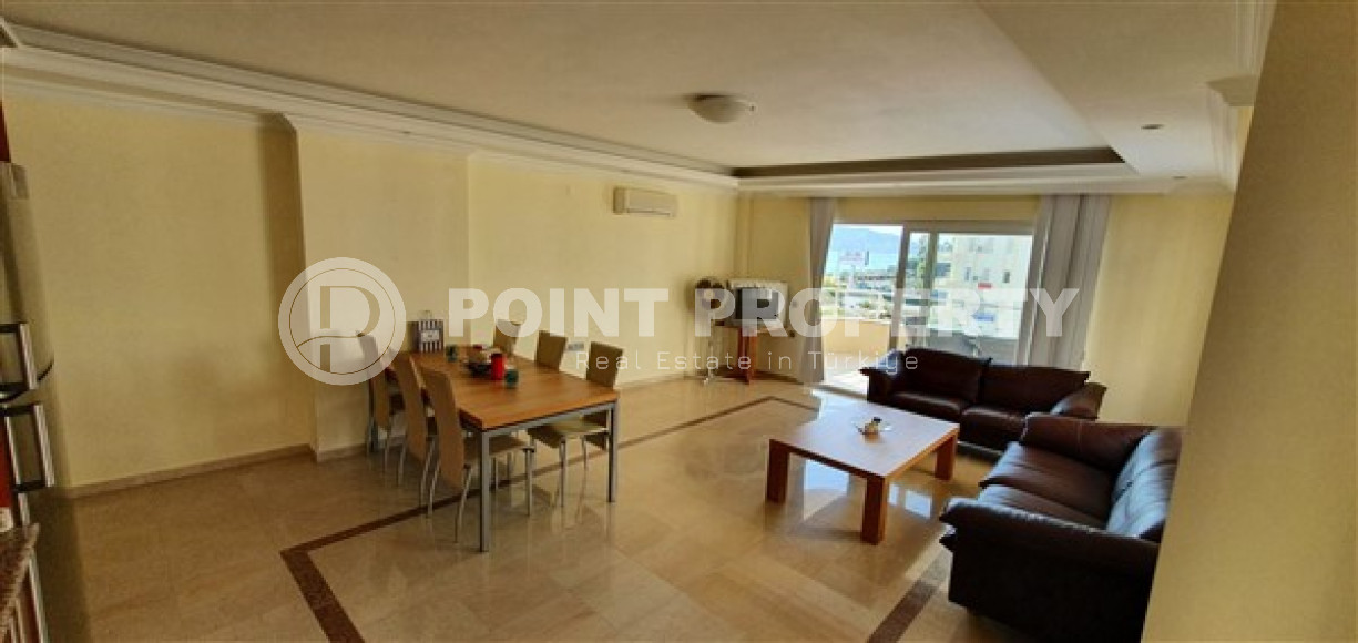 Трёхкомнатная квартира, с видом на море, 110 м2 в районе Тосмур, в 50 метрах от центра района-id-2713-фото-3