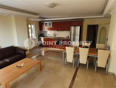 Трёхкомнатная квартира, с видом на море, 110 м2 в районе Тосмур, в 50 метрах от центра района-id-2713-фото-4