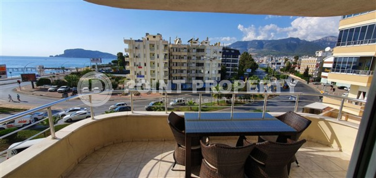 Трёхкомнатная квартира, с видом на море, 110 м2 в районе Тосмур, в 50 метрах от центра района-id-2713-фото-6