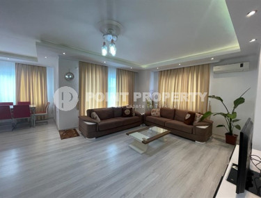 Меблированная квартира с двумя спальнями, 120м², на высоком этаже, в центре Махмутлара в 300м от моря-id-2718-фото-2