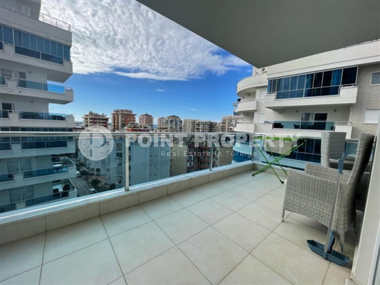 Меблированная квартира с двумя спальнями, 120м², на высоком этаже, в центре Махмутлара в 300м от моря-id-2718-фото-7