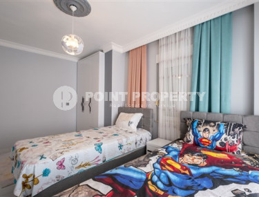 Красивая 2+1 квартира в комплексе 2009 года с бассейном, площадью 90 м2, в центре Аланьи-id-2720-фото-4