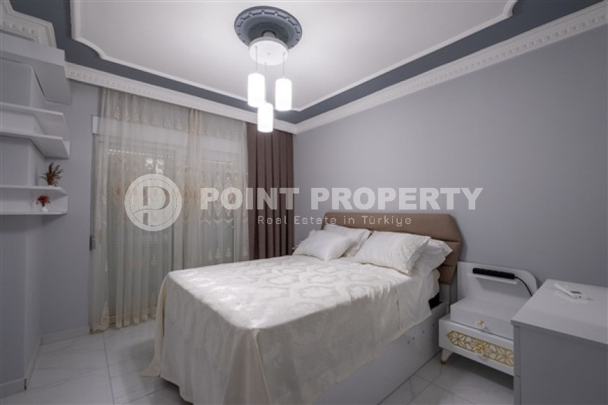 Красивая 2+1 квартира в комплексе 2009 года с бассейном, площадью 90 м2, в центре Аланьи-id-2720-фото-5