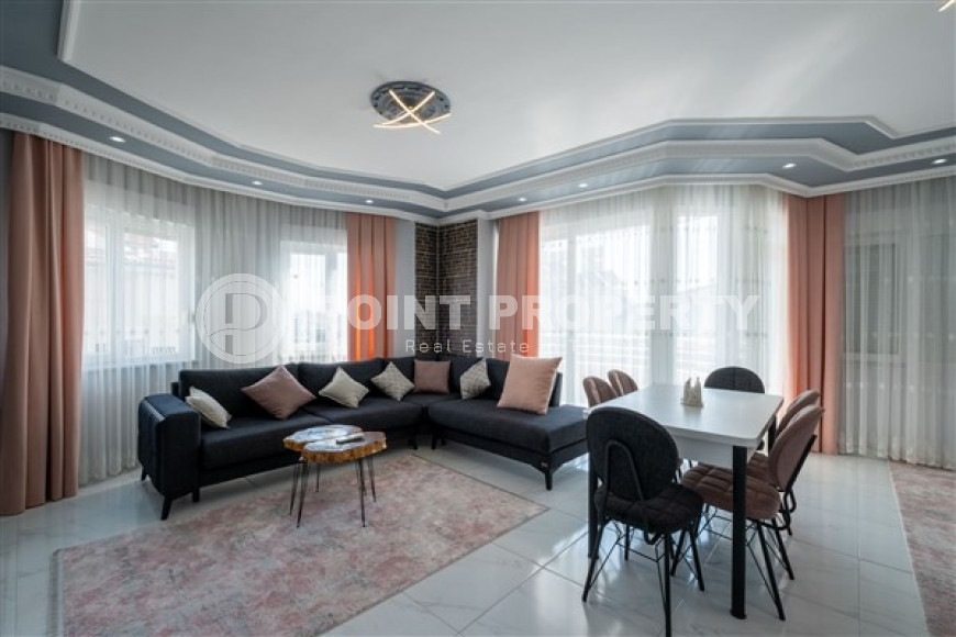 Красивая 2+1 квартира в комплексе 2009 года с бассейном, площадью 90 м2, в центре Аланьи-id-2720-фото-7