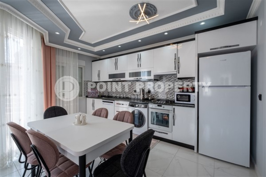 Красивая 2+1 квартира в комплексе 2009 года с бассейном, площадью 90 м2, в центре Аланьи-id-2720-фото-11