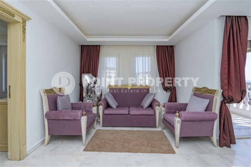 Видовые апартаменты 2+1 в районе Кестель, на 4 этаже комплекса с охраной и бассейном-id-2724-фото-2