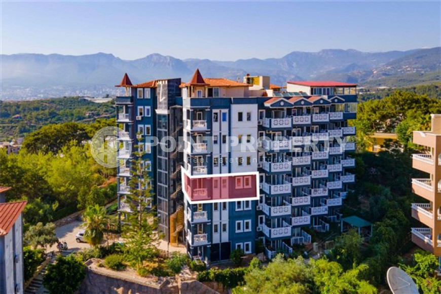 Видовые апартаменты 2+1 в районе Кестель, на 4 этаже комплекса с охраной и бассейном-id-2724-фото-18