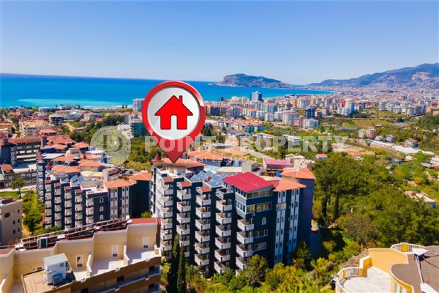 Видовые апартаменты 2+1 в районе Кестель, на 4 этаже комплекса с охраной и бассейном-id-2724-фото-21