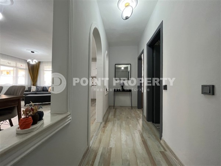 Furnished three-room apartment, 110m², 300m from the sea in Oba, Alanya-id-2723-photo-5