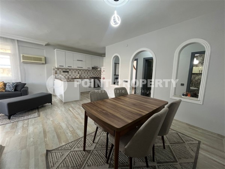 Furnished three-room apartment, 110m², 300m from the sea in Oba, Alanya-id-2723-photo-11