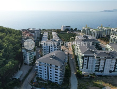 Стильная трехкомнатная квартира, 87м², с видом на море в элитном комплексе Каргыджака, Алания-id-2727-фото-1