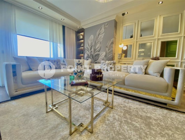 Фешенебельная двухкомнатная квартира, 65м², в 400м от моря в районе Алании Тосмур-id-2728-фото-4