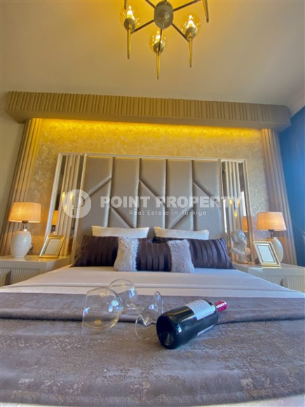 Фешенебельная двухкомнатная квартира, 65м², в 400м от моря в районе Алании Тосмур-id-2728-фото-10