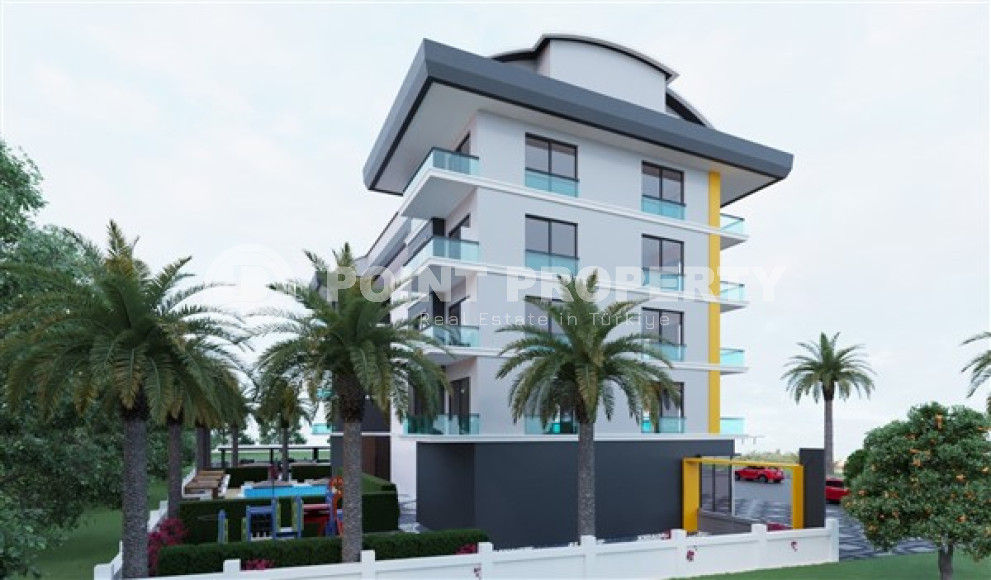 Inexpensive 1+1 apartment in a low-rise building under construction, in the Alanya area, Avsallar, with an area of 50 m2-id-2729-photo-3