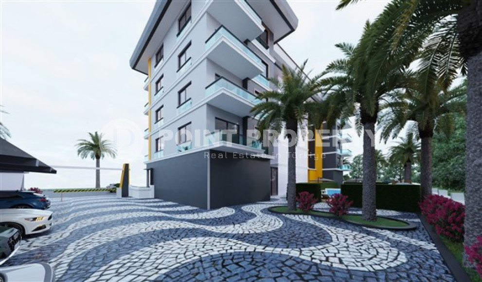 Inexpensive 1+1 apartment in a low-rise building under construction, in the Alanya area, Avsallar, with an area of 50 m2-id-2729-photo-4