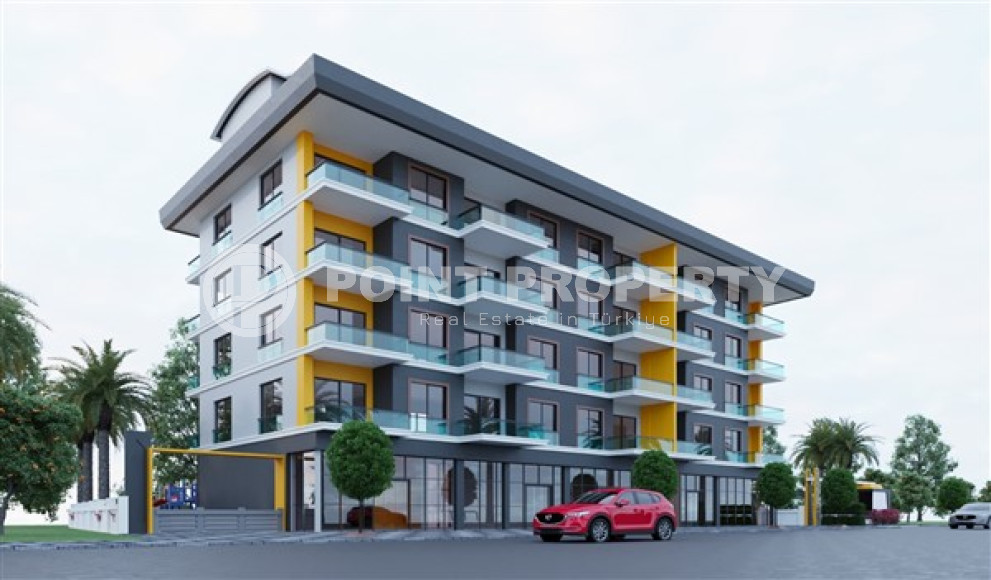 Inexpensive 1+1 apartment in a low-rise building under construction, in the Alanya area, Avsallar, with an area of 50 m2-id-2729-photo-5