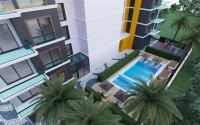 Inexpensive 1+1 apartment in a low-rise building under construction, in the Alanya area, Avsallar, with an area of 50 m2-id-2729-photo-6
