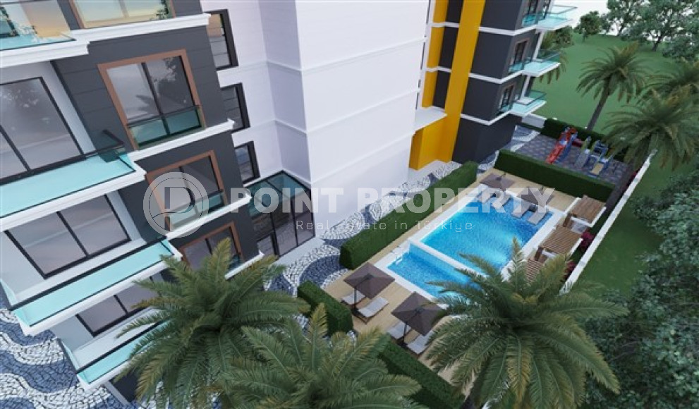 Inexpensive 1+1 apartment in a low-rise building under construction, in the Alanya area, Avsallar, with an area of 50 m2-id-2729-photo-6