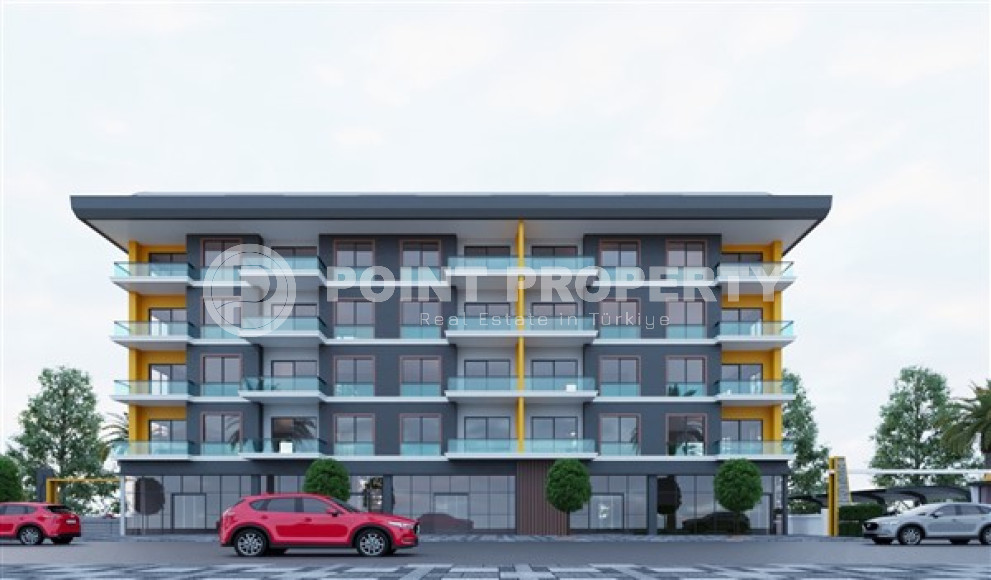 Inexpensive 1+1 apartment in a low-rise building under construction, in the Alanya area, Avsallar, with an area of 50 m2-id-2729-photo-7