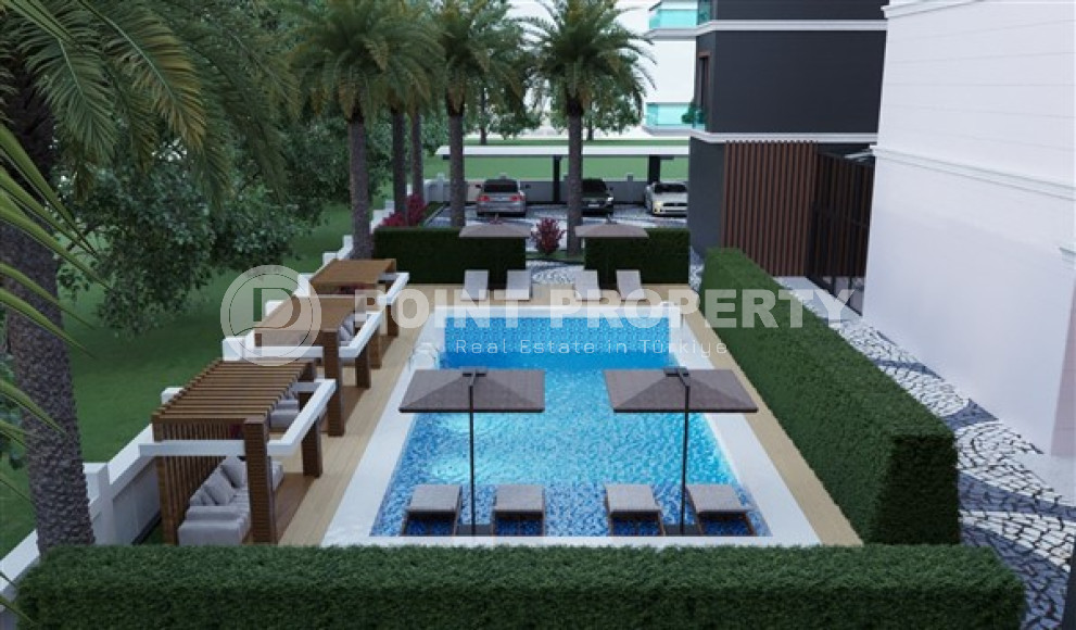 Inexpensive 1+1 apartment in a low-rise building under construction, in the Alanya area, Avsallar, with an area of 50 m2-id-2729-photo-9