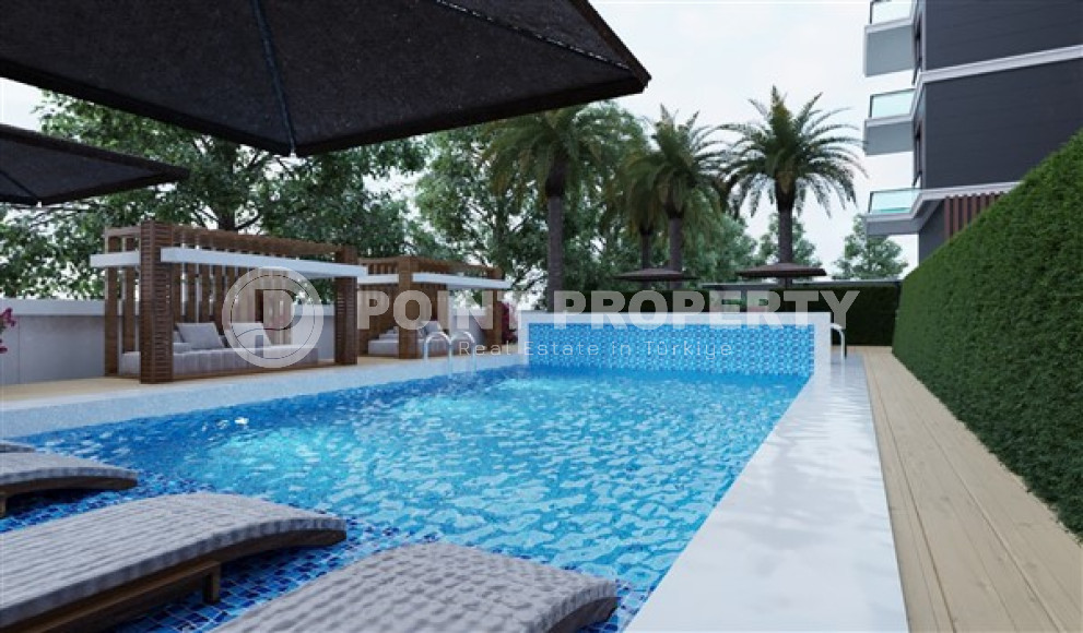 Inexpensive 1+1 apartment in a low-rise building under construction, in the Alanya area, Avsallar, with an area of 50 m2-id-2729-photo-10