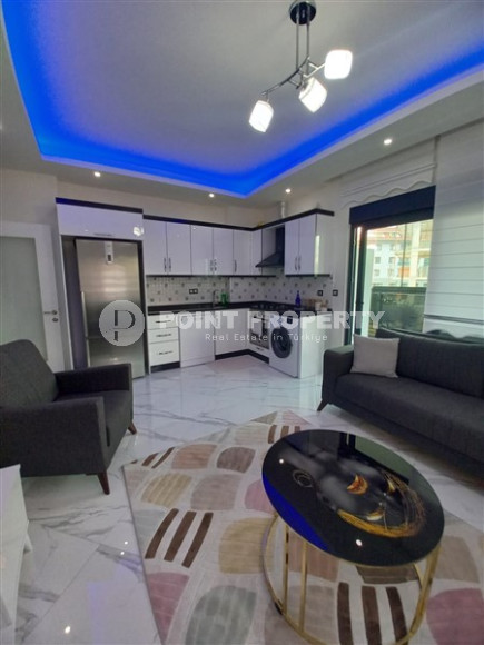 Красивые апартаменты 2+1, 110 м2, в районе Оба, Аланья, с застеленным балконом, в здании 2022 года постройки-id-2730-фото-2