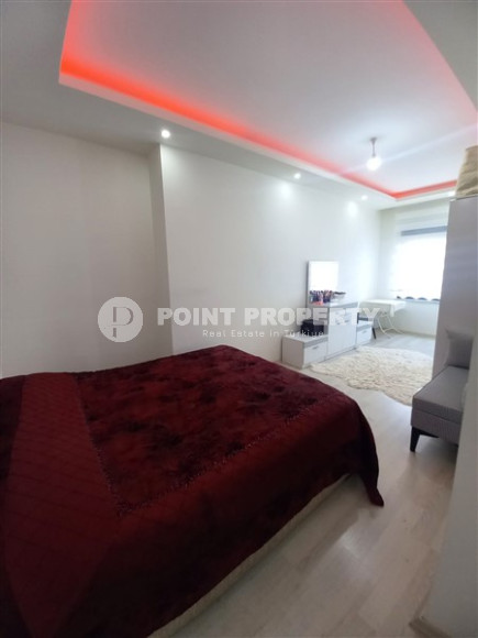 Красивые апартаменты 2+1, 110 м2, в районе Оба, Аланья, с застеленным балконом, в здании 2022 года постройки-id-2730-фото-8