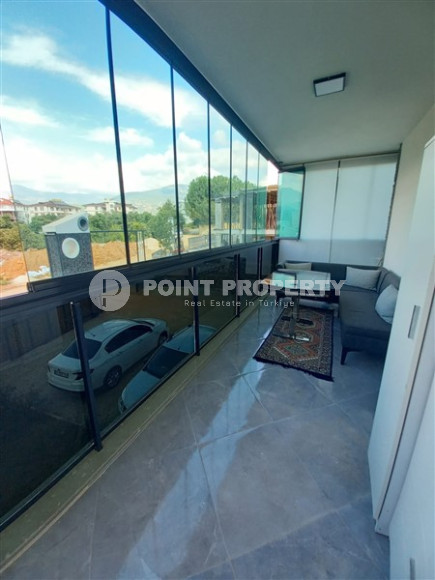 Красивые апартаменты 2+1, 110 м2, в районе Оба, Аланья, с застеленным балконом, в здании 2022 года постройки-id-2730-фото-11