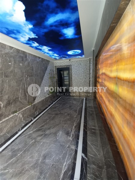 Красивые апартаменты 2+1, 110 м2, в районе Оба, Аланья, с застеленным балконом, в здании 2022 года постройки-id-2730-фото-13