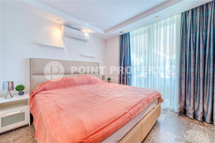 Элитный четырёхкомнатный дуплекс 350 м2, с прямым выходом к бассейну, подходит по получение гражданства, Джикджилли, Аланья-id-2732-фото-3