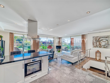 Элитный четырёхкомнатный дуплекс 350 м2, с прямым выходом к бассейну, подходит по получение гражданства, Джикджилли, Аланья-id-2732-фото-4