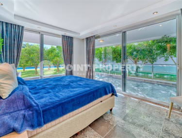 Элитный четырёхкомнатный дуплекс 350 м2, с прямым выходом к бассейну, подходит по получение гражданства, Джикджилли, Аланья-id-2732-фото-5