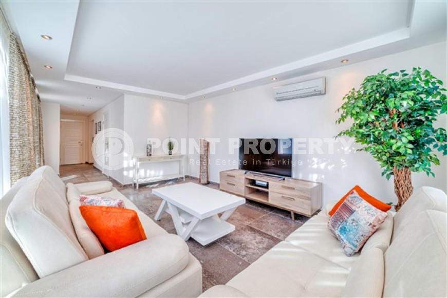 Элитный четырёхкомнатный дуплекс 350 м2, с прямым выходом к бассейну, подходит по получение гражданства, Джикджилли, Аланья-id-2732-фото-11