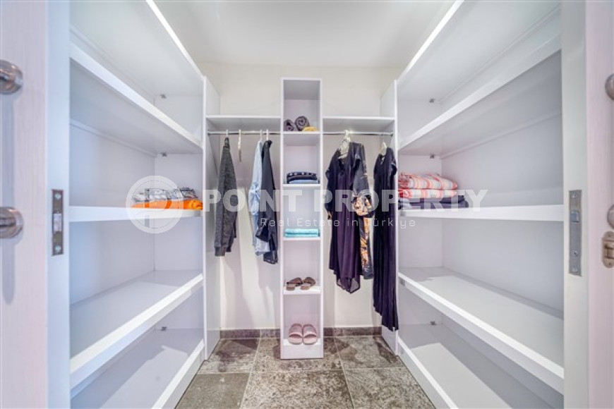 Элитный четырёхкомнатный дуплекс 350 м2, с прямым выходом к бассейну, подходит по получение гражданства, Джикджилли, Аланья-id-2732-фото-14