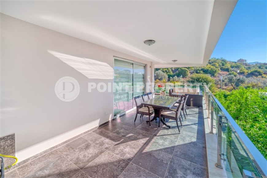 Элитный четырёхкомнатный дуплекс 350 м2, с прямым выходом к бассейну, подходит по получение гражданства, Джикджилли, Аланья-id-2732-фото-17