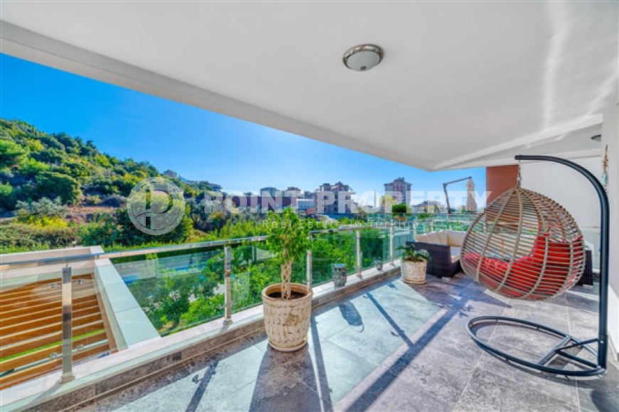 Элитный четырёхкомнатный дуплекс 350 м2, с прямым выходом к бассейну, подходит по получение гражданства, Джикджилли, Аланья-id-2732-фото-19