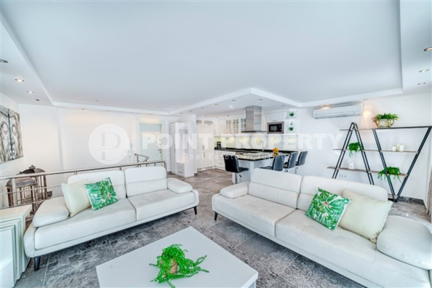 Элитный четырёхкомнатный дуплекс 350 м2, с прямым выходом к бассейну, подходит по получение гражданства, Джикджилли, Аланья-id-2732-фото-21