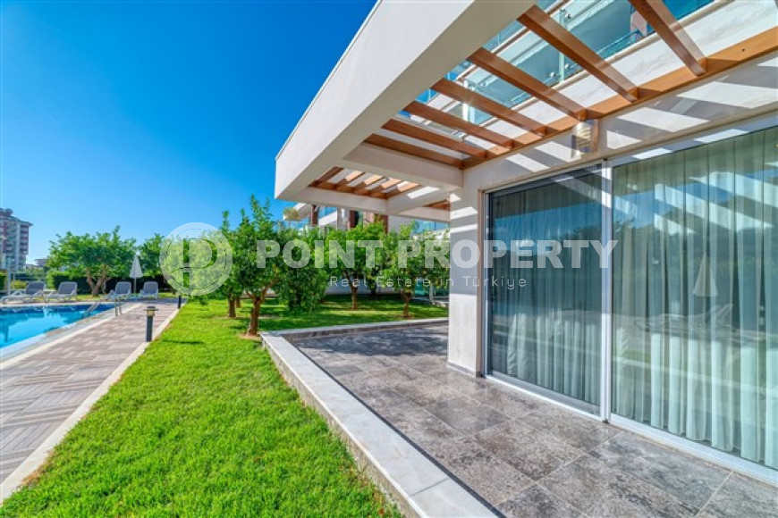 Элитный четырёхкомнатный дуплекс 350 м2, с прямым выходом к бассейну, подходит по получение гражданства, Джикджилли, Аланья-id-2732-фото-22