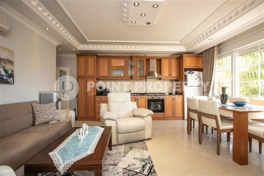 Furnished apartment 2+1, 100m², in a residence with a swimming pool in Cikcilli, Alanya-id-2734-photo-6
