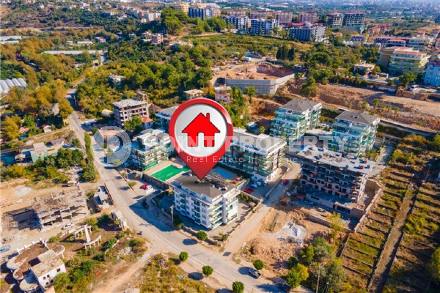 Бюджетная квартира с двумя спальнями, 110м², в Кестеле, Алания, в 600м от моря-id-2735-фото-2