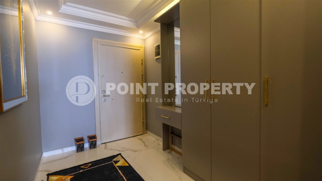 Меблированная трехкомнатная квартира в районе Махмутлар,110 м2. До моря всего 50 метров.-id-1240-фото-31