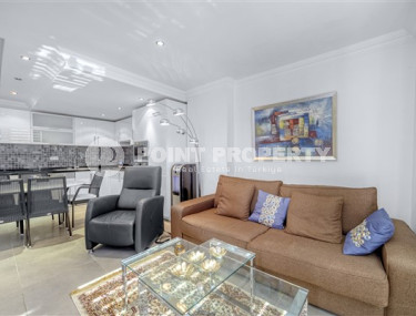 Элегантная двухкомнатная квартира, 80м², в комфортабельном комплексе в районе Алании – Джикджилли-id-2739-фото-2