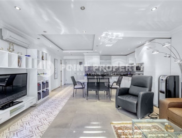 Элегантная двухкомнатная квартира, 80м², в комфортабельном комплексе в районе Алании – Джикджилли-id-2739-фото-3